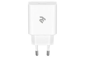 Сетевое ЗУ 2Е Wall Charger USB-A QC3.0 3A, Max 18W, white (2E-WC1USB18W-W)