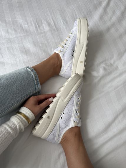 Кросівки жіночі білі New Gu4i  весна / осінь 2460 40 25.5 | Зображення 8