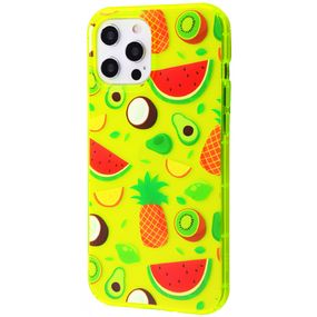 Чохол для Apple Iphone 12 Pro Max фрукти. VC-570 Колір жовтий
