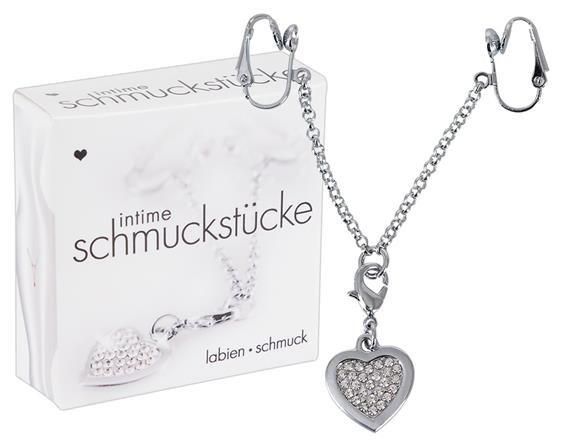 Зажим для клитора Intimate Heart-shaped Chain Sex Aura