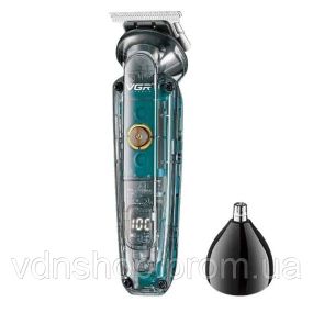 Машинка для стрижки волос с профессиональными ножами VGR, Набор для стрижки волос на аккумуляторе BN-15