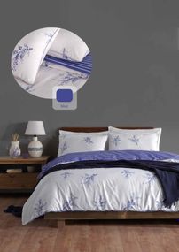Постельное белье Turkiz Ranforse 200 х 220 см Meltem Blue