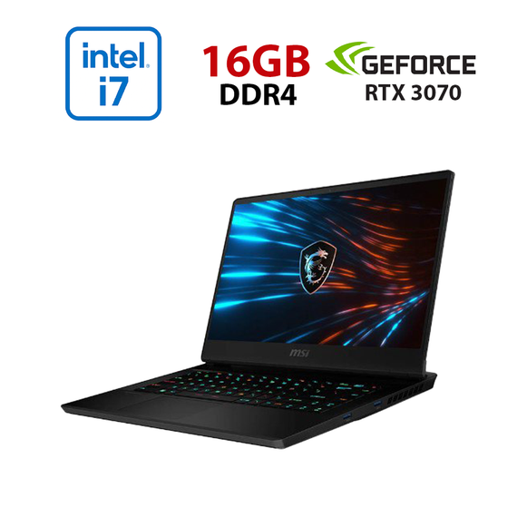Игровой ноутбук MSI GP66 Leopard 10UG-296NE / 15.6" (1920x1080) IPS / Intel Core i7-10750H (6 (12) ядер по 2.6 - 5.0 GHz) / 16 GB DDR4 / 960 GB SSD / nVidia GeForce RTX 3070, 8 GB GDDR6, 256-bit / WebCam б/у