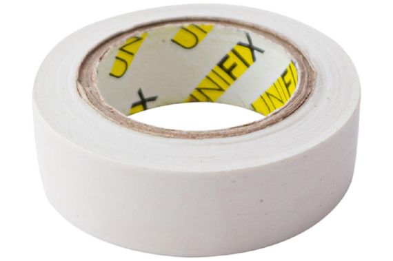 Лента изоляционная Unifix - 18 x 0,17 мм x 10 м белая (ETU-10W)