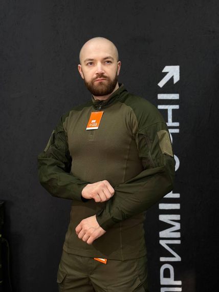 Тактичний Військовий Убакс Олива 4.5.0 Покращений Olive Under Body Armor Combat Shirt | Зображення 2