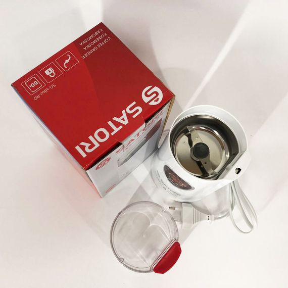 Измельчитель кофейных зерен SATORI SG-1802-RD, Электрическая кофемолка JN-414 измельчитель, Электрокофемолки | Зображення 7