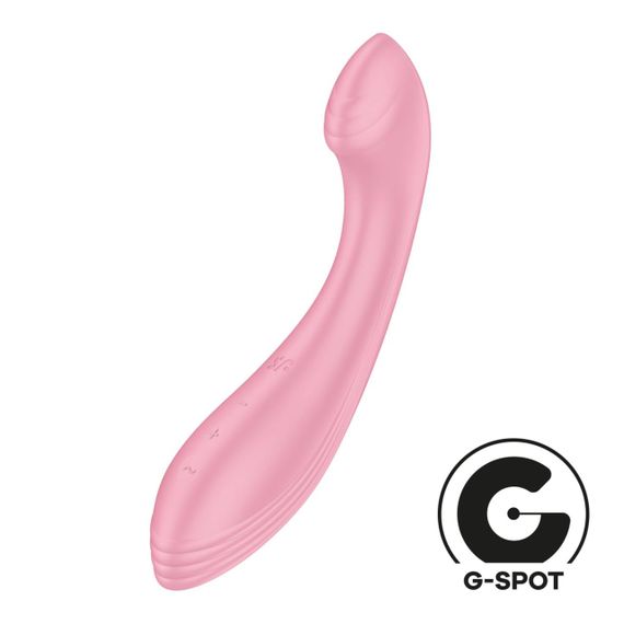 Вібратор для точки G Satisfyer G-Force Pink, 10 режимів + 5 рівнів інтенсивності Sex Aura