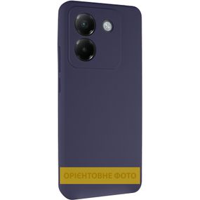 Чохол Silicone Cover Lakshmi Full Camera (AAA) для Xiaomi Poco M7 Pro 5G Темно-синій / Midnight blue