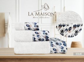 Подарунковий набір рушників La Maison, 3 шт. з ароматом Esme Ekru