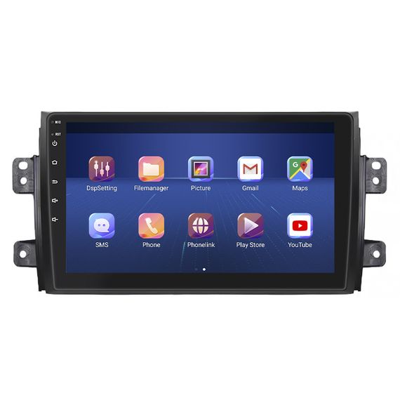 Штатная магнитола Lesko для Suzuki SX4 I (Classic) Рестайлинг 2009-2014 г 9" 6/128Gb 4G Wi-Fi GPS Top Сузуки | Зображення 1