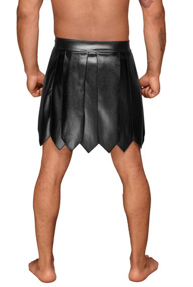 Чоловіча спідниця гладіатора Noir Handmade H053 Eco leather men's gladiator skirt, L, екошкіра | Зображення 2