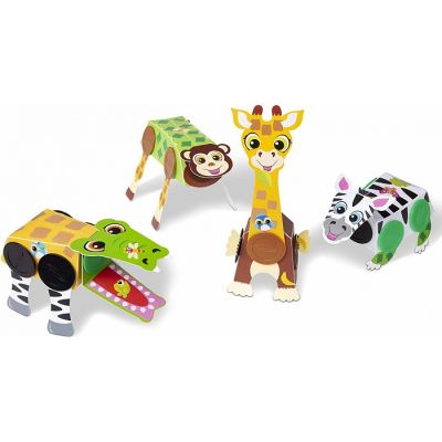 Набор для творчества Melissa&amp;Doug Веселые животные Сафари (MD30190) | Зображення 2