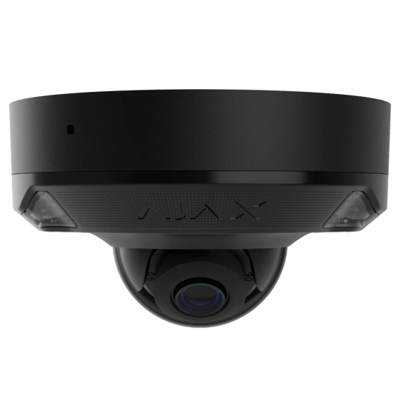 Ajax DomeCam Mini HL (8 Mp/4 mm) black IP відеокамера - Камери