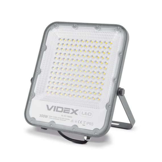LED прожектор PREMIUM VIDEX F2 100W 5000K | Зображення 1