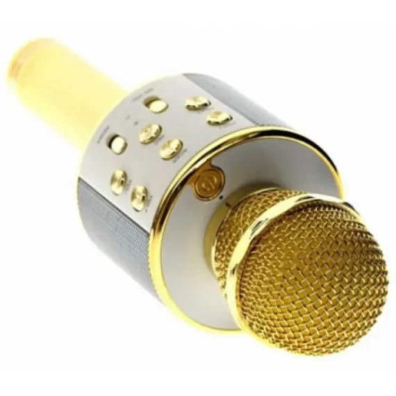 Бездротовий караоке мікрофон WS-858, блютуз колонка | Зображення 3