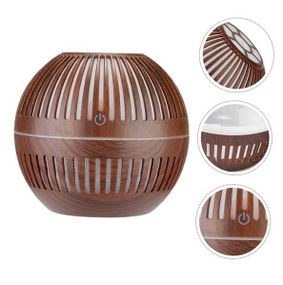 Зволожувач повітря з Led підсвічуванням Ultrasonic Aroma Темне дерево