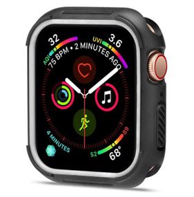 Силіконовий захисний корпус Primo для Apple Watch 40mm - Black / White