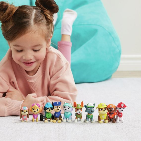 Подарунковий набір 10 фігурок Щенячий патруль Оригінал Paw Patrol 10th Anniversary All Paws On Deck | Зображення 7