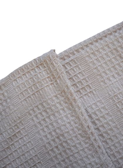 Вафельне простирадло-покривало Ugurlu 200х240 см. Charlotte бежеве | Зображення 2