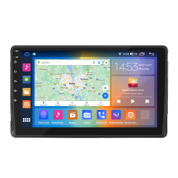 Штатная магнитола 9" Lesko для Toyota Matrix II (E140) 2008-2014 4/64Gb CarPlay 4G Wi-Fi GPS Prime Тойота
