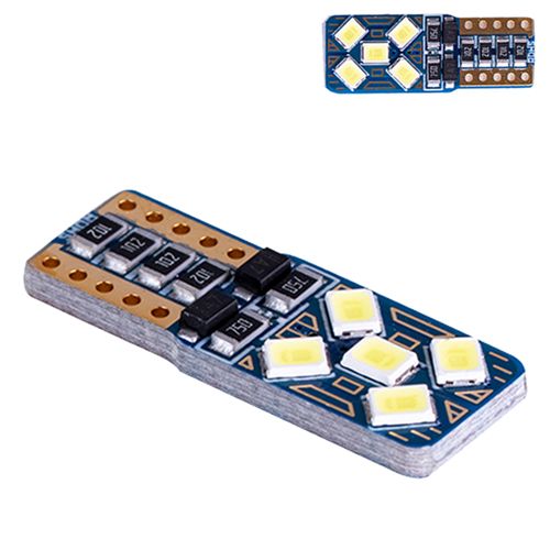 Лампа PULSO/габаритна/LED T10/10SMD-5630/12v/5w/90lm White | Зображення 1