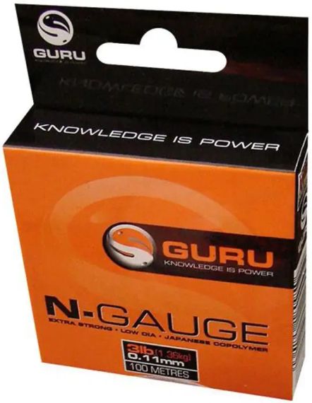 Леска Guru N-Gauge 100m 0.11mm 3lb | Зображення 1