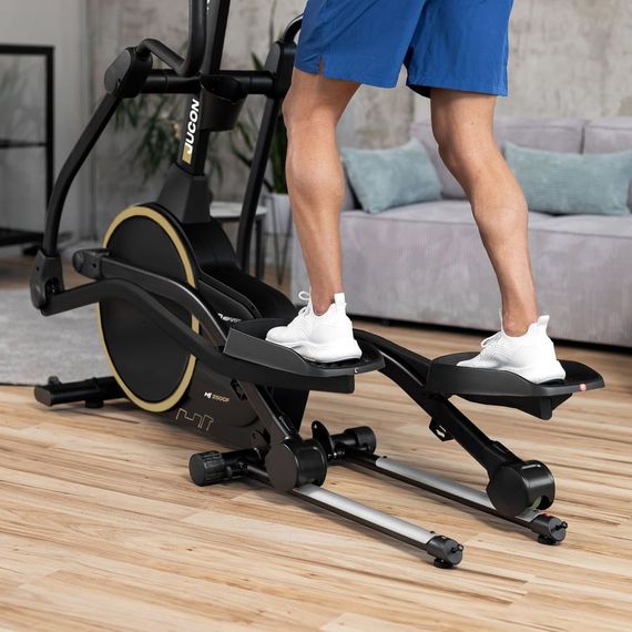 Орбитрек Hop-Sport HS-250CF Jucon черно-золотистый | Зображення 4