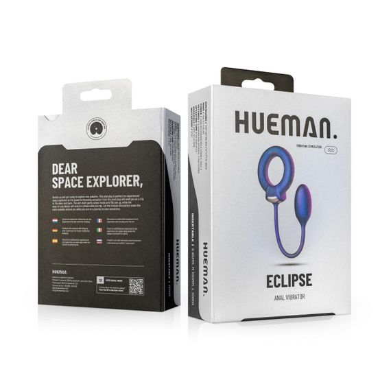 Ерекційне віброкільце з віброяйцем Hueman - Eclipse Anal Vibrator Sex Aura | Зображення 8