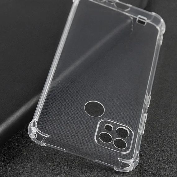 TPU чохол GETMAN Ease logo посилені кути Full Camera для Realme C21 Безбарвний (прозорий) | Зображення 3