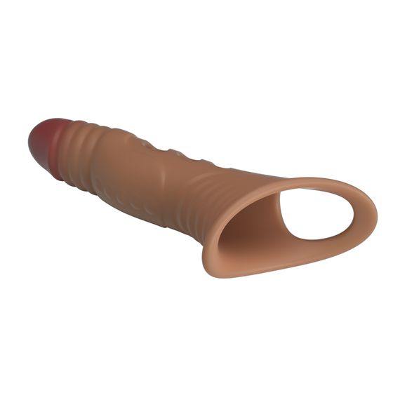 Насадка на пеніс Pretty Love 8.7 Vibrating Penis Sleeve Extender | Зображення 1
