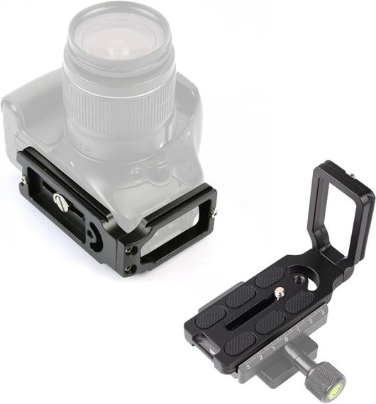 Универсальная L-образная быстросъемная пластина Bailinks для камер, алюминиевая, 5 кг, совместима с штативами | Зображення 5