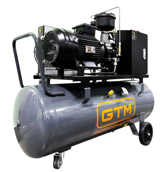 Гвинтовий повітряний компресор 150 л GTM DLG4V 380 масляний (DLG4V 380)