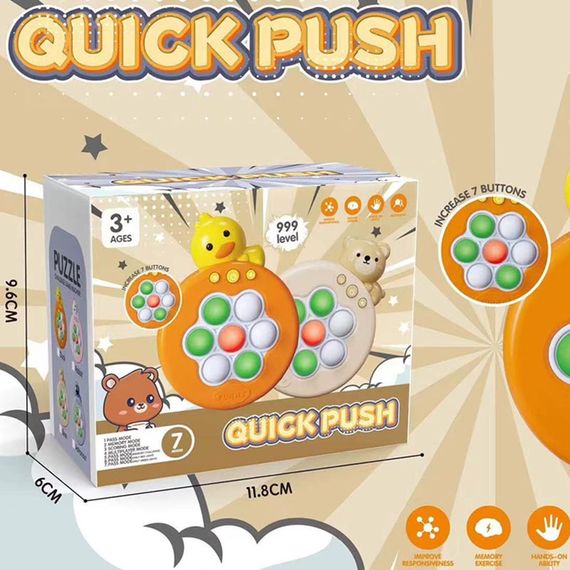 Портативна гра Pop-it Speed Push Game Ver.6 Duck | Зображення 4