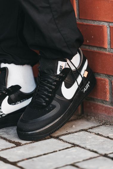 Кросівки чоловічі N-ike Air Force x Off-White 40 - 25,5 см | Зображення 7