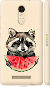 Чохол на Xiaomi Redmi Note 3 Єнотик з кавуном "4605m-95-2448"