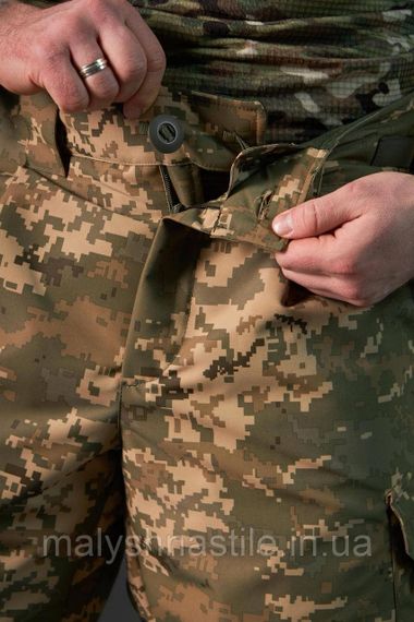 Штани зимові Taslan піксель ЗСУ на підтяжках, до -15*С | Зображення 6