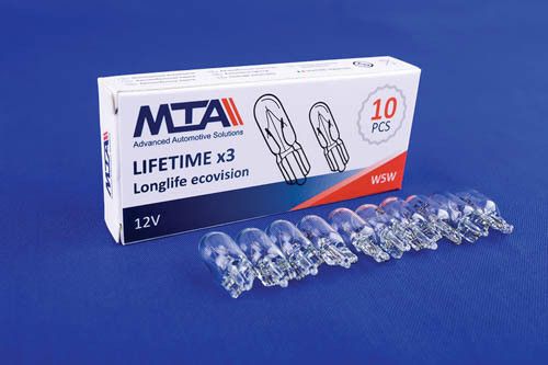 Лампа автомобільна 12V 3W W5W (покажелі повороту (бічні), габарити, стоянкове освітлення/габаритні) 82150 MC11