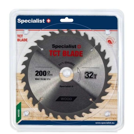 Диск пильный по дереву Specialist+ 200x32Tx32