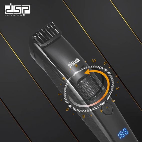 Машинка для стрижки волосся з регульованою насадкою та дисплеєм XPRO DSP 90358 Чорний (41479-90358_336) | Зображення 6