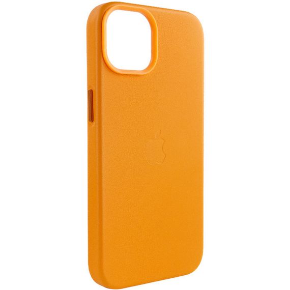 Шкіряний чохол Leather Case (AA Plus) with MagSafe для Apple iPhone 14 (6.1") | Зображення 3