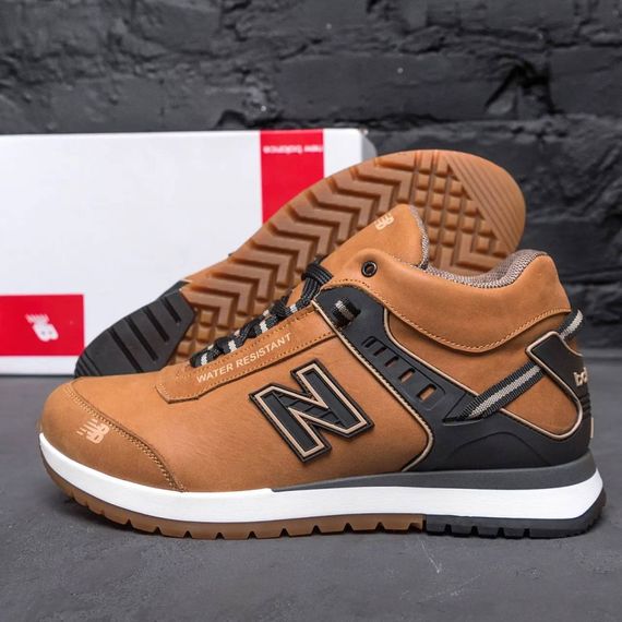 зимові шкіряні кросівки New Balance койот | Зображення 5