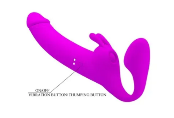 Безременной вибрострапон Pretty Love - ZANINI, BW-040171 Sex Aura | Зображення 4