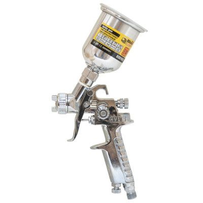 Краскопульт Sigma HVLP-mini 0.8 (хром) верхний бак, (мет) (6812031) | Зображення 1