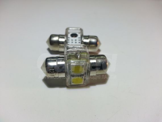 Светодиодная софитная автолампа FT10(C10W), 31mm, 2pcs 0.5W (80 Lm) | Зображення 2