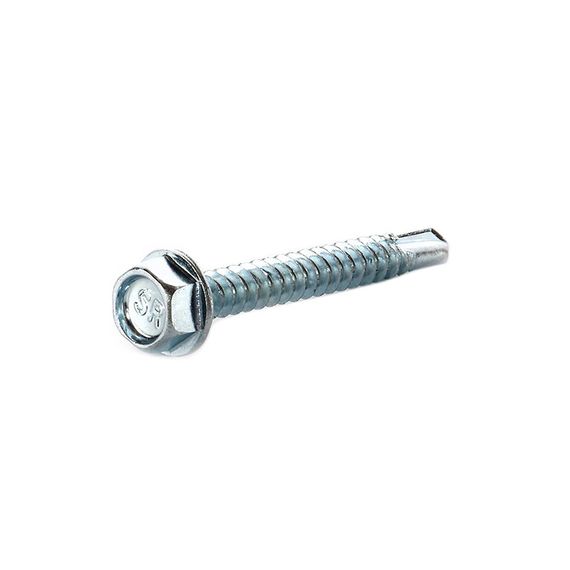 Саморіз із шестигранною головкою 6,3*38 DIN 7504K зі свердлом для металу (пач 25 шт.) APRO 9T66338-21