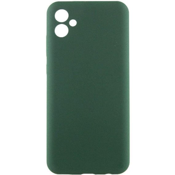 Чохол Silicone Cover Ummi Lakshmi Full Camera (AA) для Samsung Galaxy A07 Зелений / Dark green