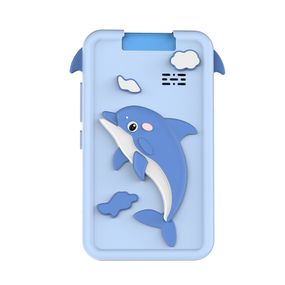 Телефон Интерактивный Смартфон с сенсорным экраном Детская игрушка с играми камерой приложениями Дельфин