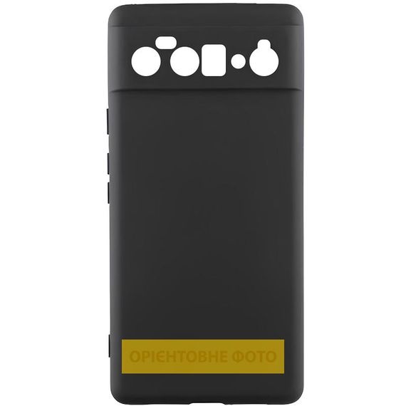 Чохол TPU GETMAN Liquid Silk Full Camera для Motorola Edge 60 Fusion Чорний / Black