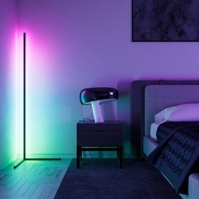 Торшер з пультом керування FE-061 WH 17W RGB+3000K+IC