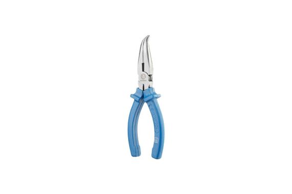 Щипцы удлиненные изогнутые Intertool - 160 мм American type (HT-0124) | Зображення 1